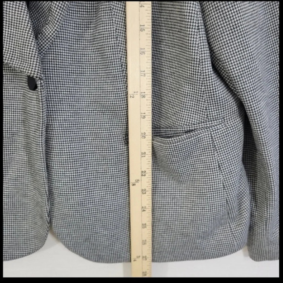 Calvin Klein Micro Houndstooth Jacket Blazer size 18 - Picture 6 of 9